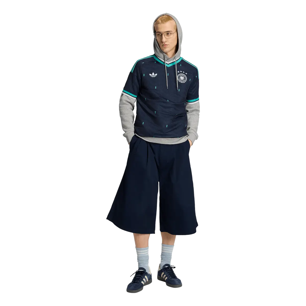 Deutschland Herrenfußballshirt Away Trikot, Auswärtstrikot mit Climacool für Spiel, Training und Fan Einsatz - machsport – Bild 