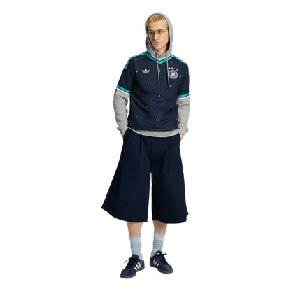 Deutschland Herrenfußballshirt Away Trikot, Auswärtstrikot mit Climacool für Spiel, Training und Fan Einsatz - machsport