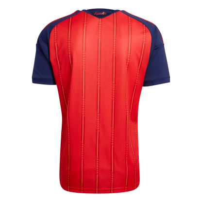 Spanien Herrenfußballshirt Home Jersey 2026, Heimtrikot mit Climacool für Spiel, Training und Fan Einsatz - machsport