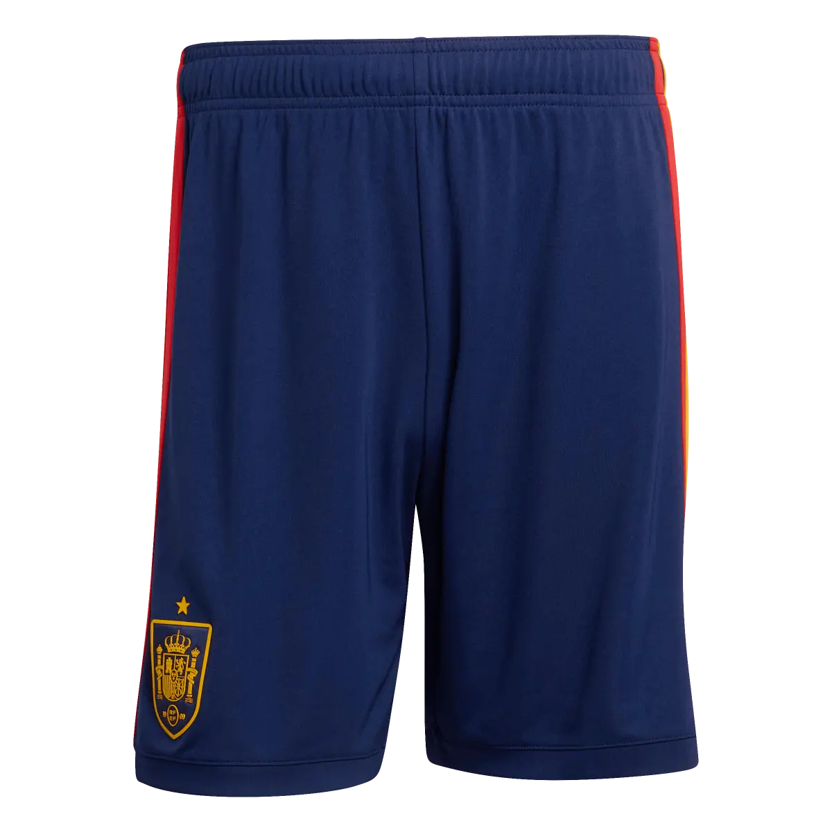 Spanien Herrenfußballshort Home 2026, Heimshorts mit Climacool für Spiel, Training und Fan Einsatz - machsport – Bild 
