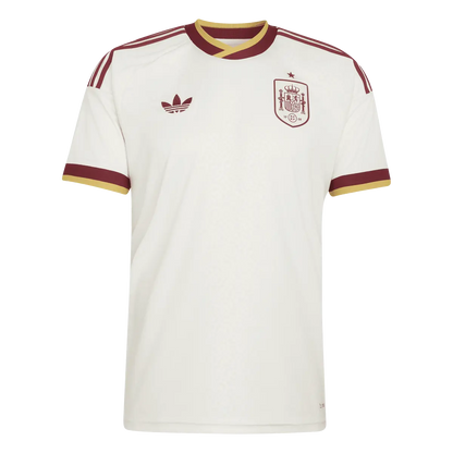 Spanien Herrenfußballshirt Away Jersey, Auswärtstrikot mit Climacool für Spiel, Training und Fan Einsatz - machsport