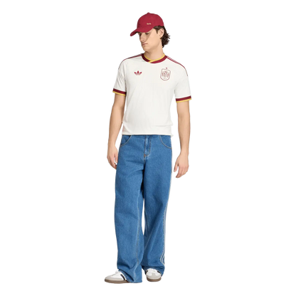 Spanien Herrenfußballshirt Away Jersey, Auswärtstrikot mit Climacool für Spiel, Training und Fan Einsatz - machsport