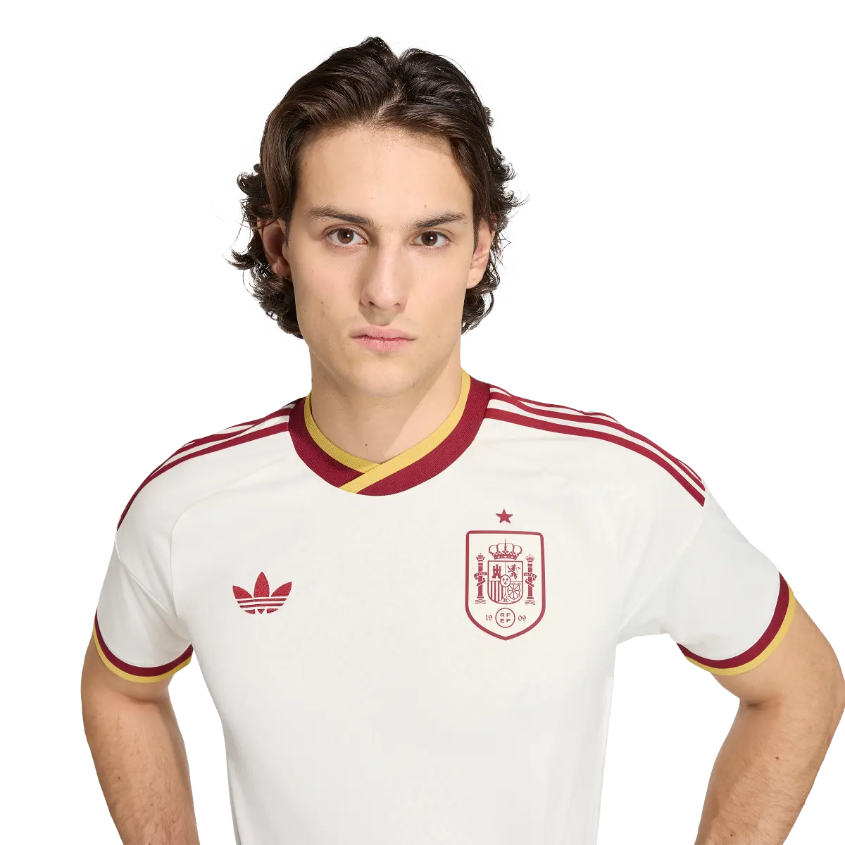 Spanien Herrenfußballshirt Away Jersey, Auswärtstrikot mit Climacool für Spiel, Training und Fan Einsatz - machsport – Bild 