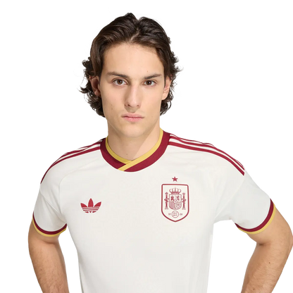 Spanien Herrenfußballshirt Away Jersey, Auswärtstrikot mit Climacool für Spiel, Training und Fan Einsatz - machsport