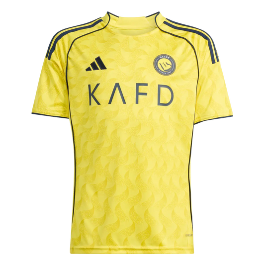 Al Nassr FC Home Trikot 25/26 Kids – gelb / 164