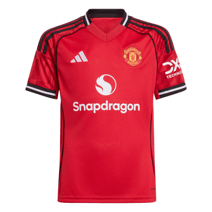 Manchester United Home Jersey Kids 25/26