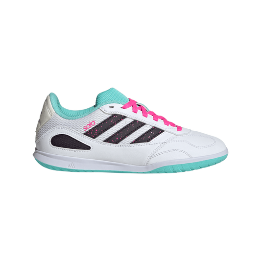 Adidas Kinderhallenfußballschuhe Super Sala III Jr. – weiß / 37 1/3