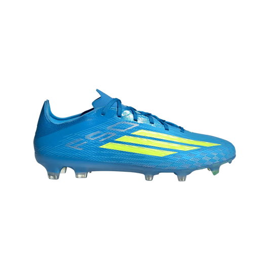 Adidas Fußballschuhe F50 Pro FG, Firm Ground Fußballschuhe für Naturrasen mit Sprintshell 360 und Sprintweb für maximale Beschleunigung – blau / 40 2/3