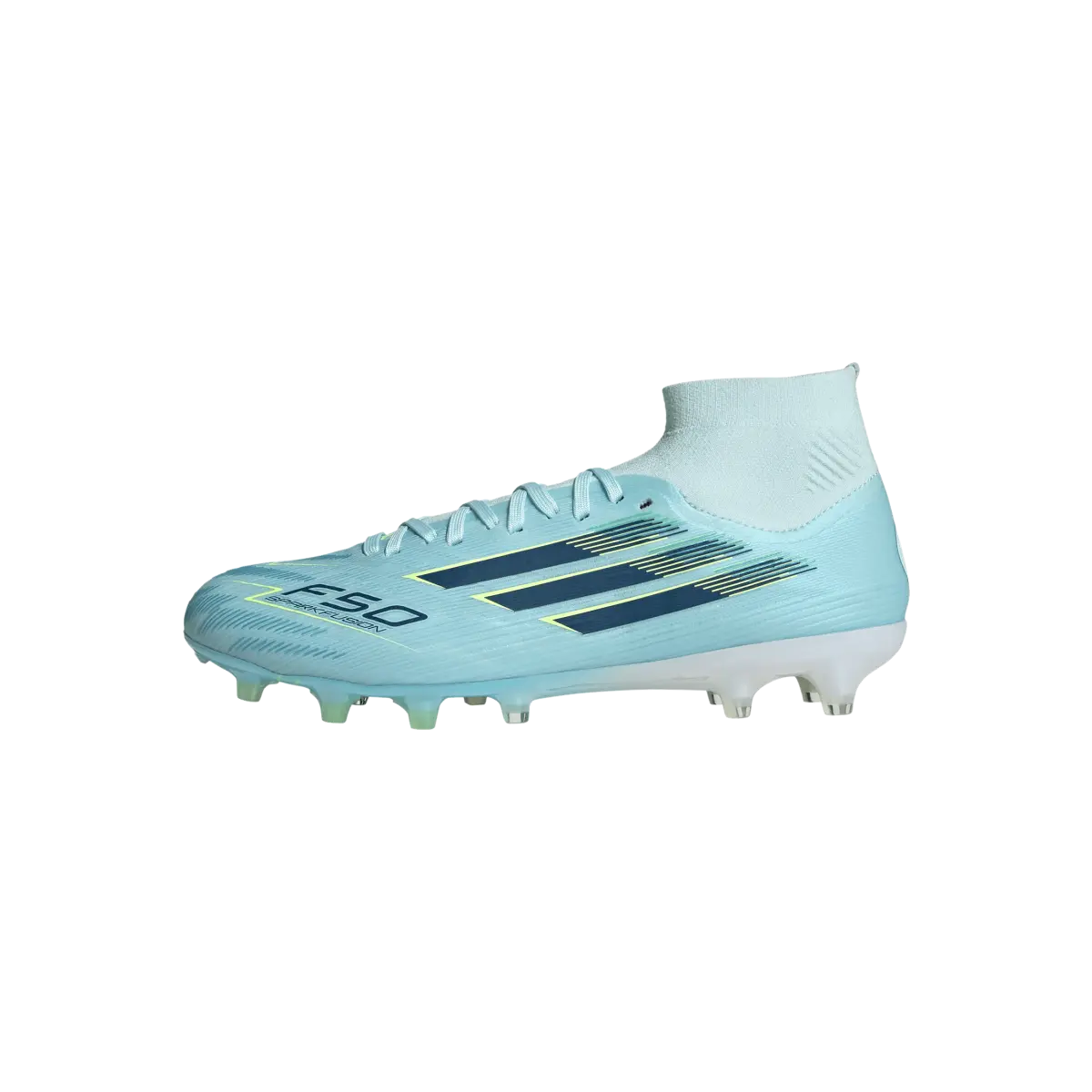 Adidas Fußballschuhe F50 Sparkfusion Pro, Mid Cut Fußballschuhe für feste Böden und Kunstrasen mit Primeknit Schaft - machsport – Bild 