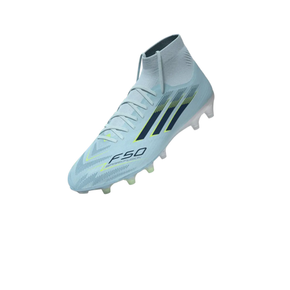 Adidas Fußballschuhe F50 Sparkfusion Pro, Mid Cut Fußballschuhe für feste Böden und Kunstrasen mit Primeknit Schaft - machsport