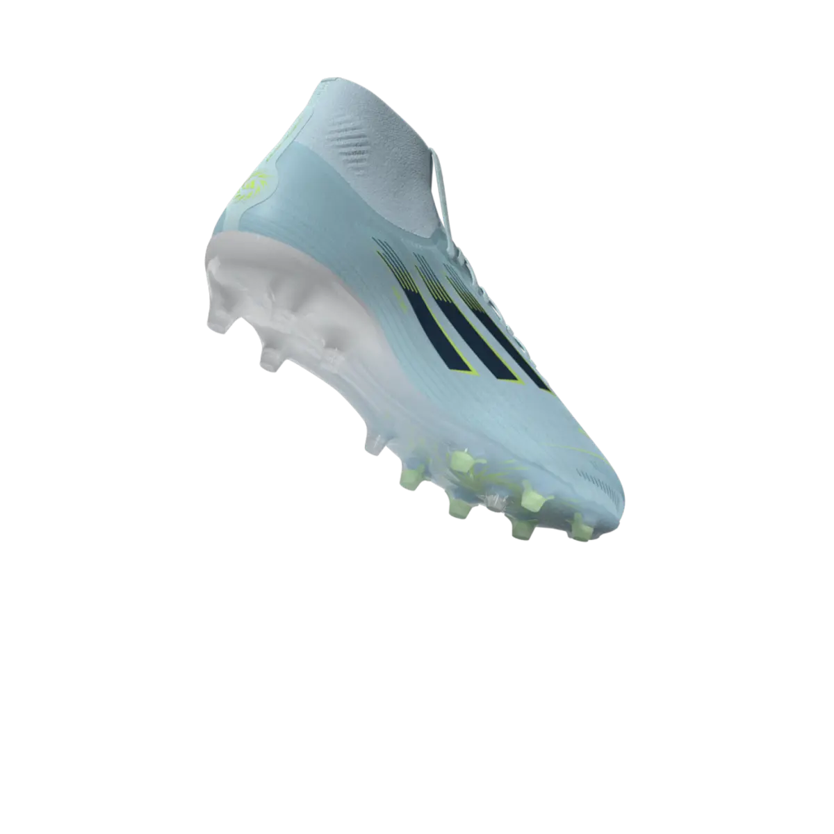 Adidas Fußballschuhe F50 Sparkfusion Pro, Mid Cut Fußballschuhe für feste Böden und Kunstrasen mit Primeknit Schaft - machsport