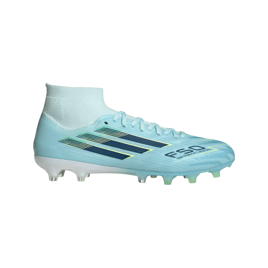 Adidas Fußballschuhe F50 Sparkfusion Pro, Mid Cut Fußballschuhe für feste Böden und Kunstrasen mit Primeknit Schaft - machsport