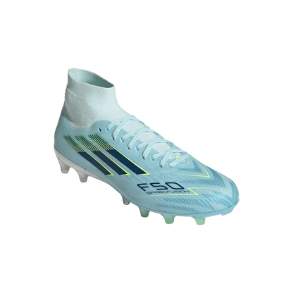 Adidas Fußballschuhe F50 Sparkfusion Pro, Mid Cut Fußballschuhe für feste Böden und Kunstrasen mit Primeknit Schaft - machsport