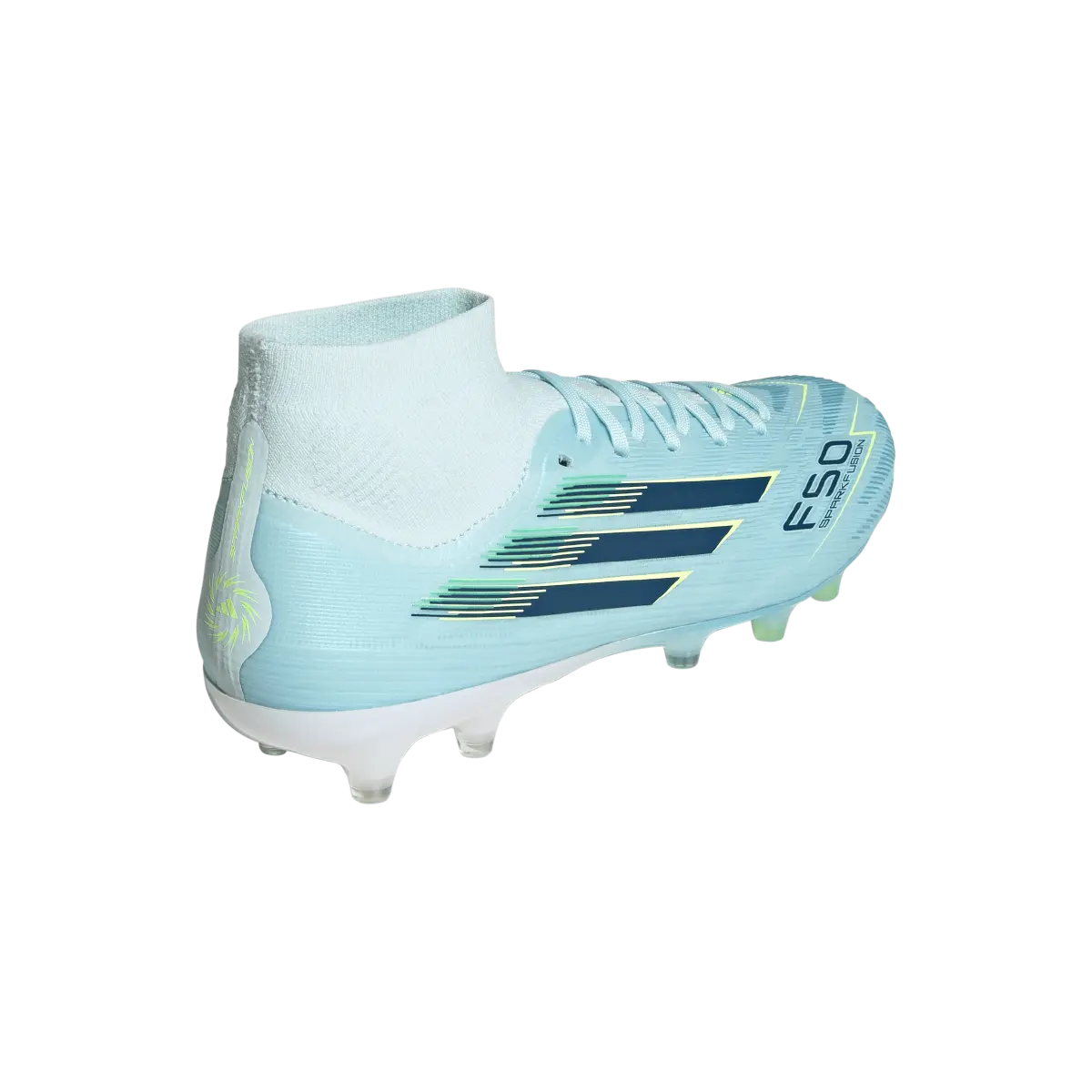 Adidas Fußballschuhe F50 Sparkfusion Pro, Mid Cut Fußballschuhe für feste Böden und Kunstrasen mit Primeknit Schaft - machsport