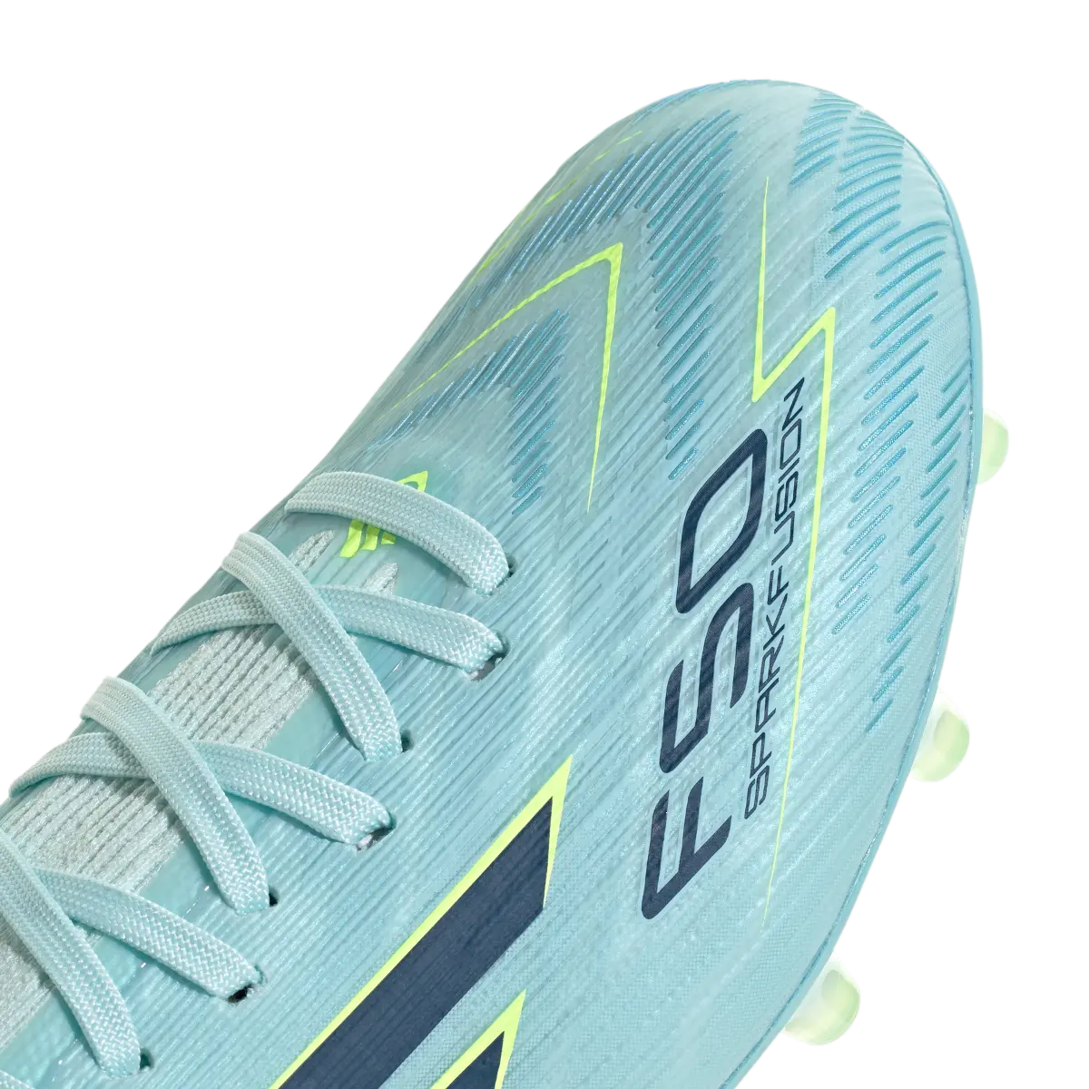 Adidas Fußballschuhe F50 Sparkfusion Pro, Mid Cut Fußballschuhe für feste Böden und Kunstrasen mit Primeknit Schaft - machsport