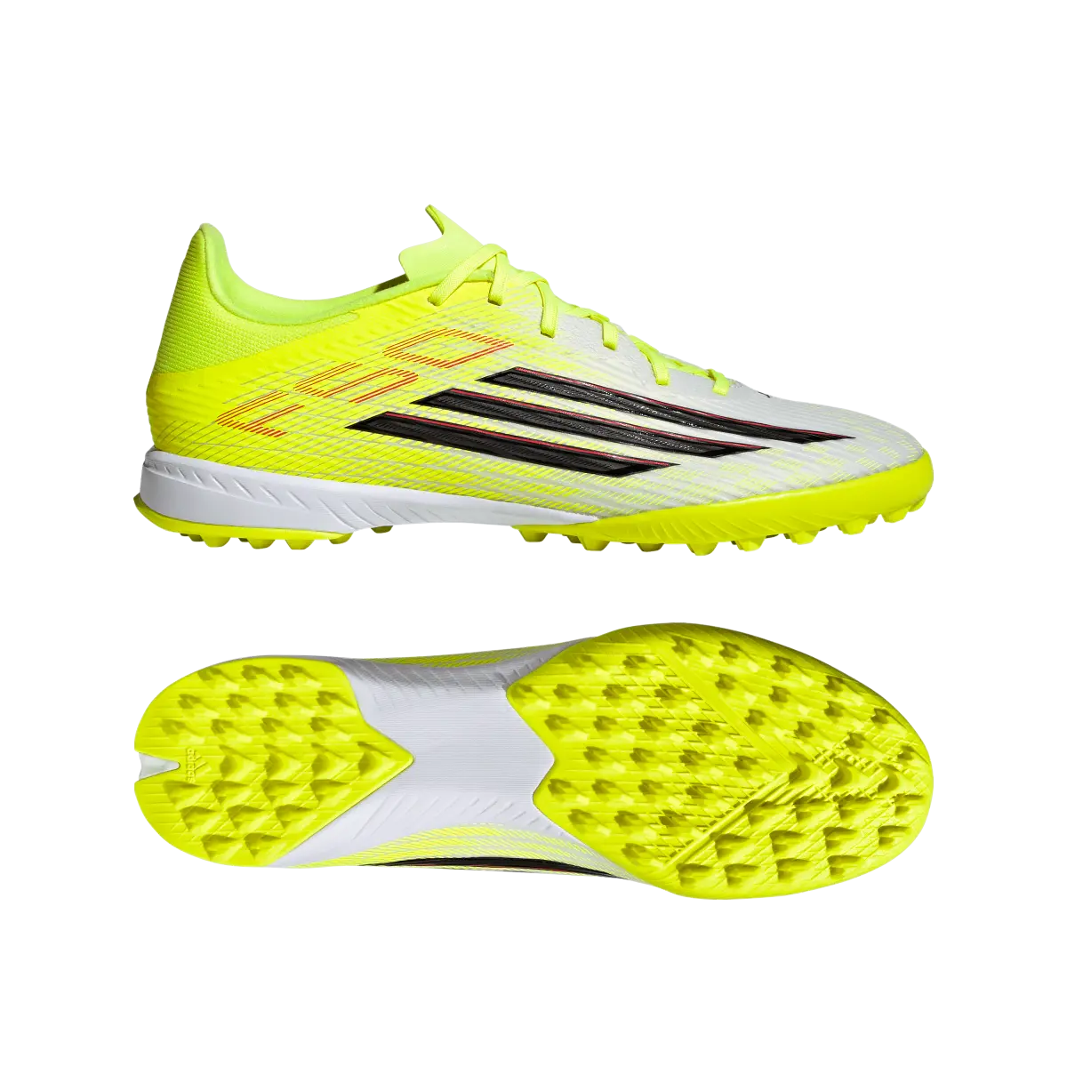 Adidas Fußballschuhe F50 League TF, Turf Fußballschuhe für Kunstrasen mit EVA-Dämpfung und Fiberskin Obermaterial - machsport – Bild 