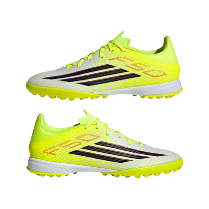 Adidas Fußballschuhe F50 League TF, Turf Fußballschuhe für Kunstrasen mit EVA-Dämpfung und Fiberskin Obermaterial - machsport