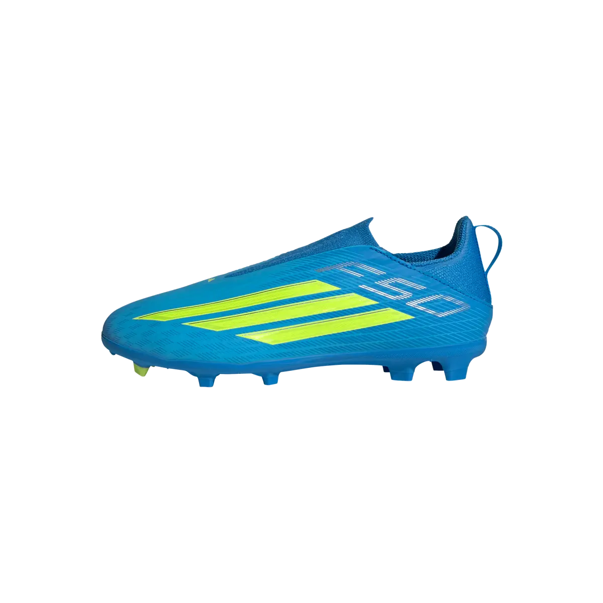 Adidas Kinderfußballschuhe F50 League LL FG/MG, schnürlose Fußballschuhe für feste Böden und Kunstrasen mit Sprintplate 360 - machsport – Bild 