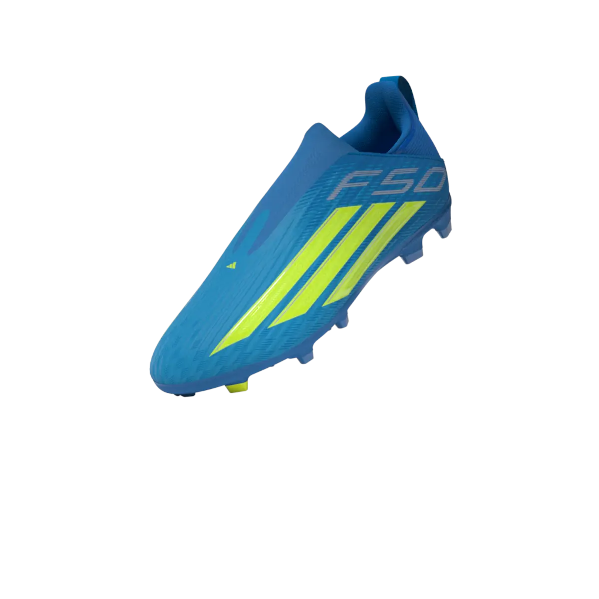 Adidas Kinderfußballschuhe F50 League LL FG/MG, schnürlose Fußballschuhe für feste Böden und Kunstrasen mit Sprintplate 360 - machsport