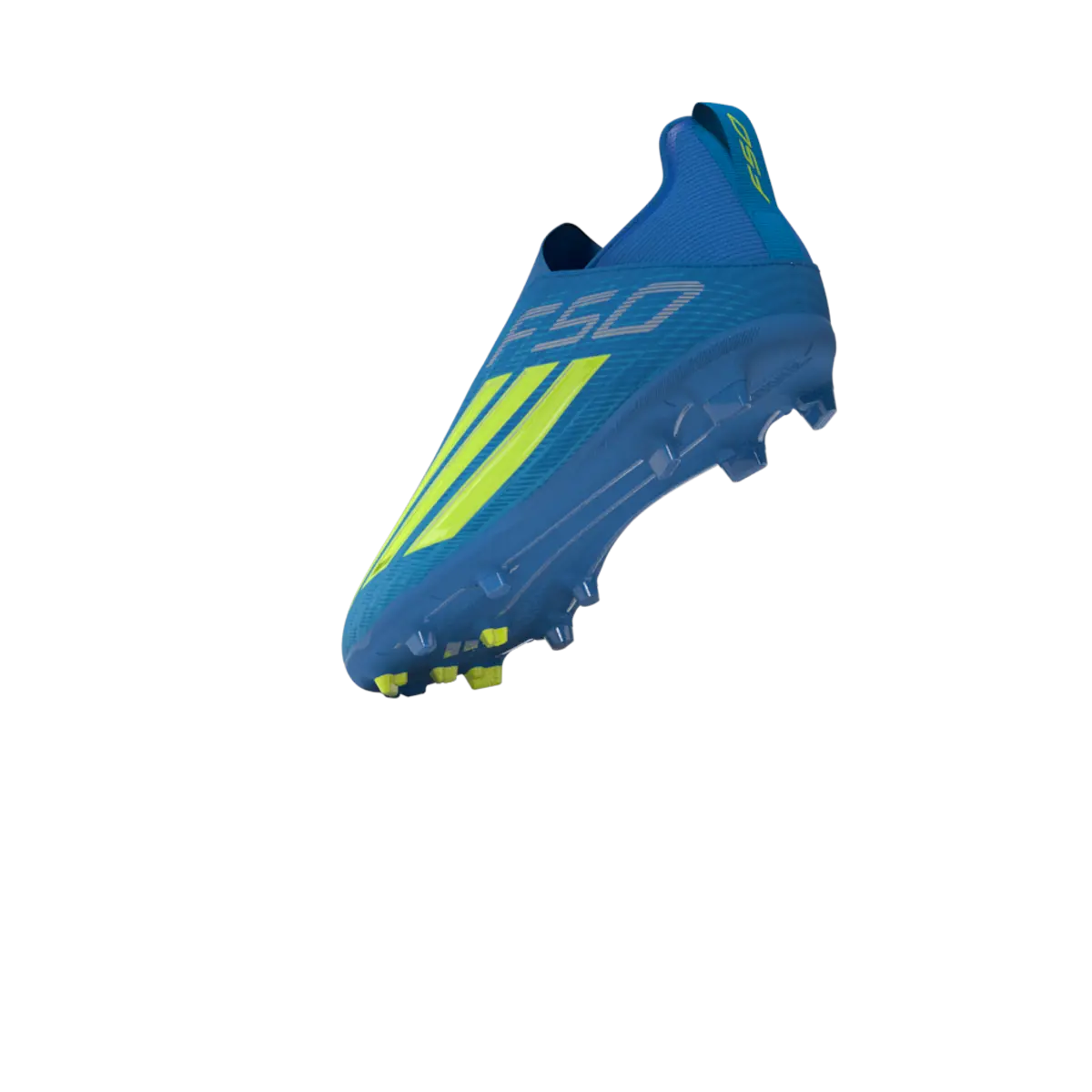 Adidas Kinderfußballschuhe F50 League LL FG/MG, schnürlose Fußballschuhe für feste Böden und Kunstrasen mit Sprintplate 360 - machsport – Bild 