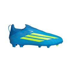 Adidas Kinderfußballschuhe F50 League LL FG/MG, schnürlose Fußballschuhe für feste Böden und Kunstrasen mit Sprintplate 360 - machsport