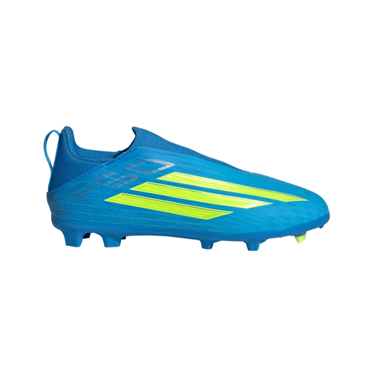Adidas Kinderfußballschuhe F50 League LL FG/MG, schnürlose Fußballschuhe für feste Böden und Kunstrasen mit Sprintplate 360