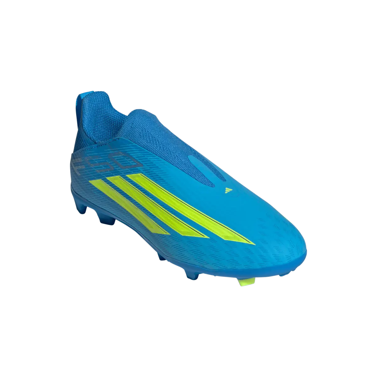 Adidas Kinderfußballschuhe F50 League LL FG/MG, schnürlose Fußballschuhe für feste Böden und Kunstrasen mit Sprintplate 360 - machsport – Bild 