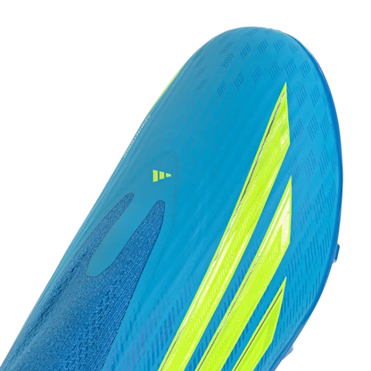 Adidas Kinderfußballschuhe F50 League LL FG/MG, schnürlose Fußballschuhe für feste Böden und Kunstrasen mit Sprintplate 360 - machsport
