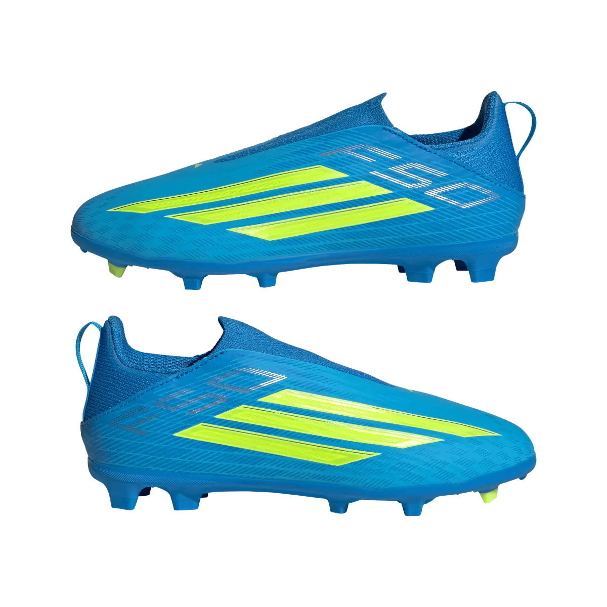 Adidas Kinderfußballschuhe F50 League LL FG/MG, schnürlose Fußballschuhe für feste Böden und Kunstrasen mit Sprintplate 360 - machsport – Bild 