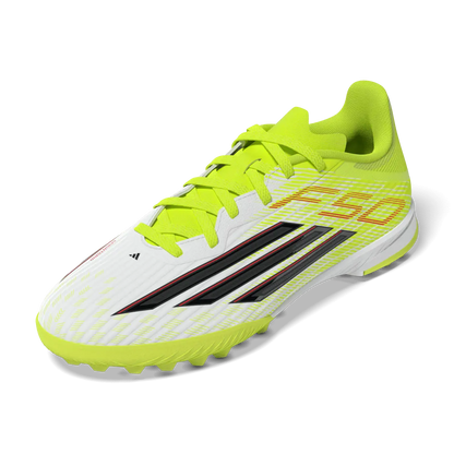Adidas Kinderfußballschuhe F50 League TF, Turf Fußballschuhe für Kunstrasen, Hart- und Aschenplätze mit EVA-Dämpfung - machsport