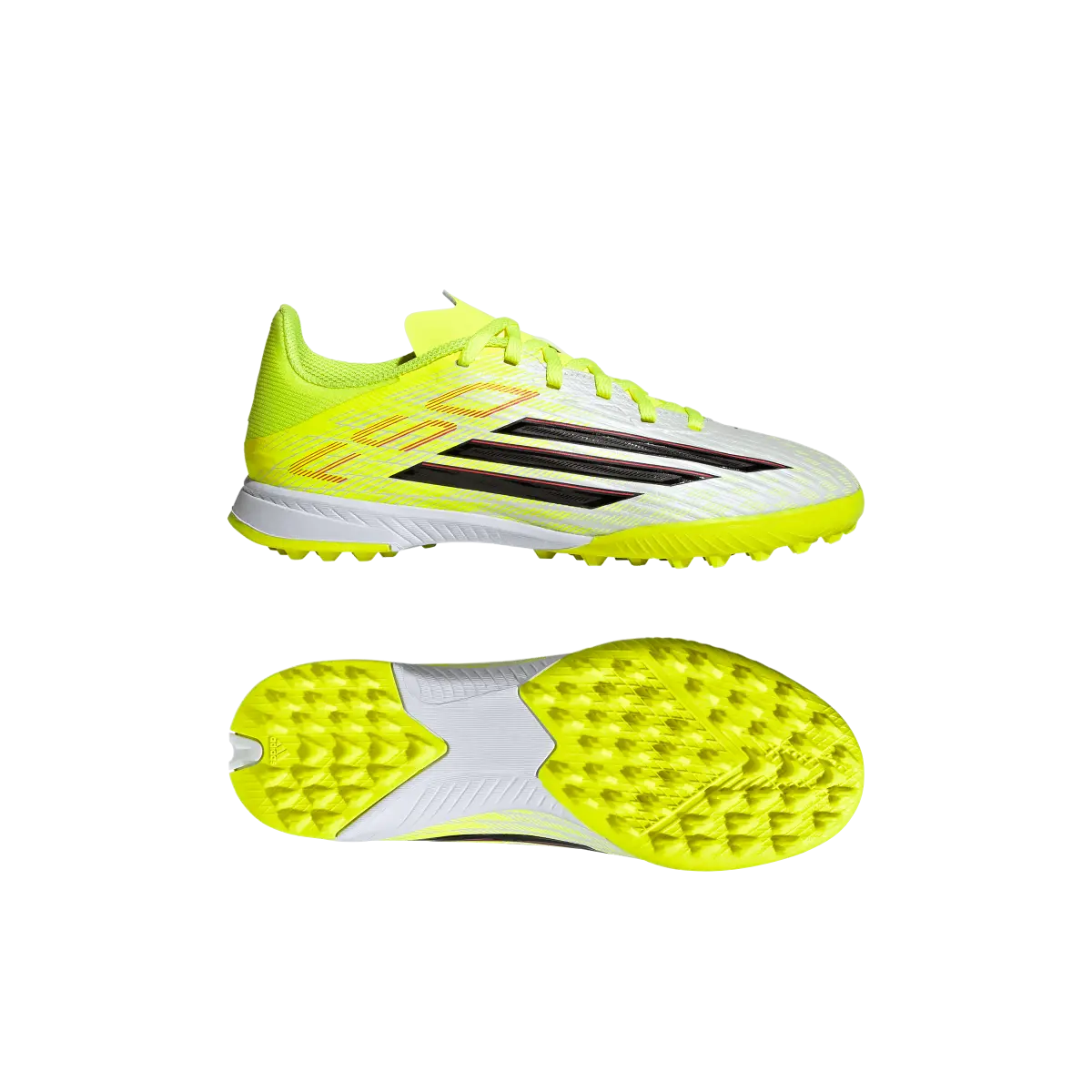 Adidas Kinderfußballschuhe F50 League TF, Turf Fußballschuhe für Kunstrasen, Hart- und Aschenplätze mit EVA-Dämpfung - machsport