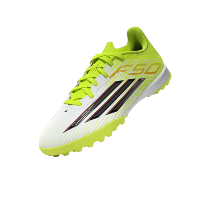 Adidas Kinderfußballschuhe F50 League TF, Turf Fußballschuhe für Kunstrasen, Hart- und Aschenplätze mit EVA-Dämpfung - machsport