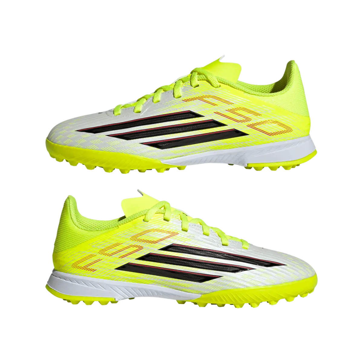 Adidas Kinderfußballschuhe F50 League TF, Turf Fußballschuhe für Kunstrasen, Hart- und Aschenplätze mit EVA-Dämpfung - machsport – Bild 