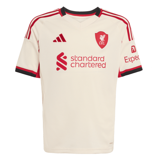 FC Liverpool Away Jersey Kids 25/26 – beige / 128