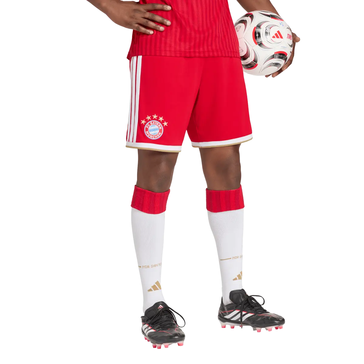 FC Bayern München Herrenfußballshort Home 26/27, Heimshorts mit Climacool für Spiel, Training und Fanmomente - machsport