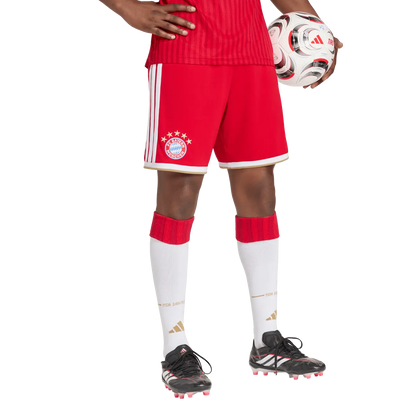 FC Bayern München Herrenfußballshort Home 26/27, Heimshorts mit Climacool für Spiel, Training und Fanmomente - machsport