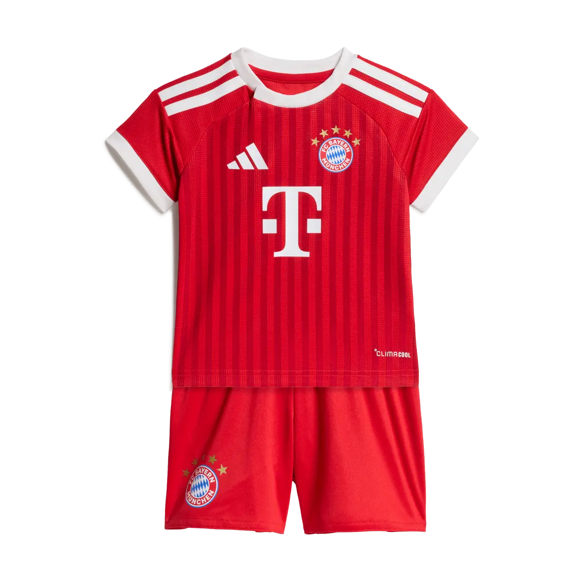 FC Bayern München Home Baby Kit 26/27, Baby Heimset mit Climacool und Druckknopfverschluss - machsport