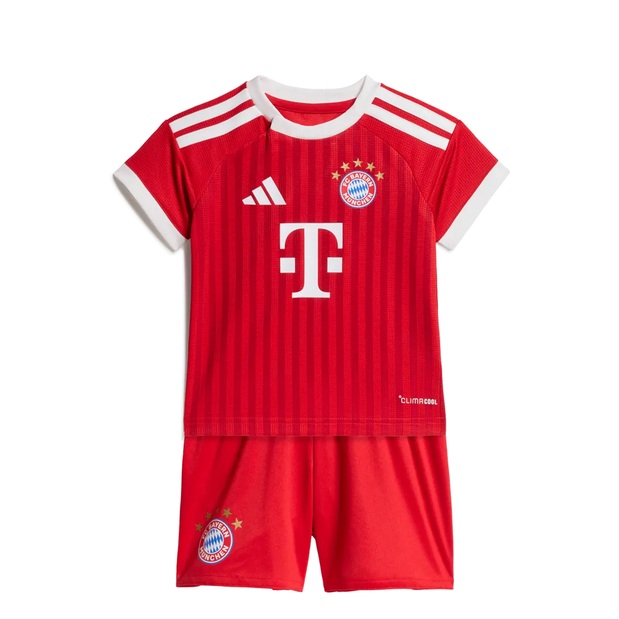FC Bayern München Home Baby Kit 26/27, Baby Heimset mit Climacool und Druckknopfverschluss - machsport