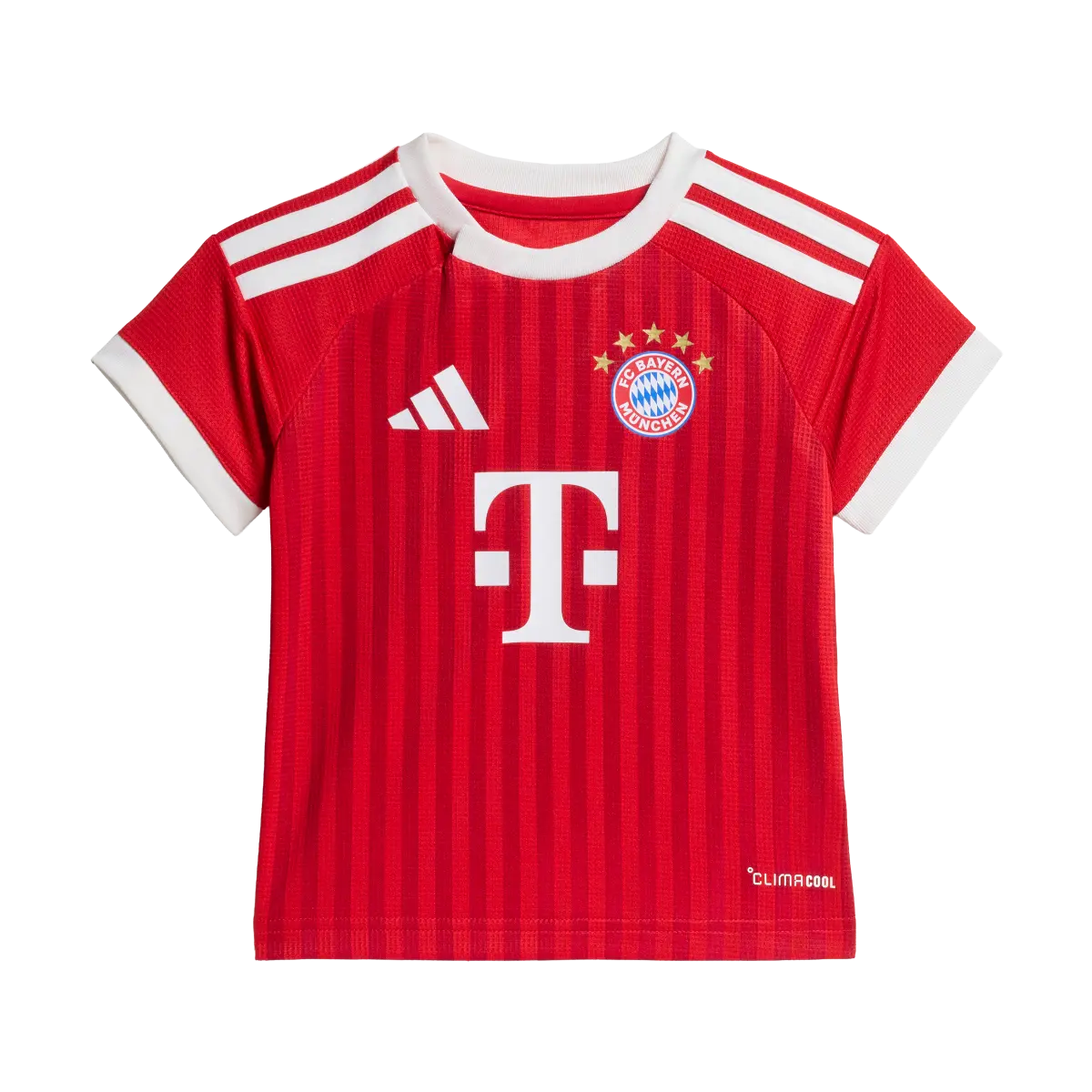 FC Bayern München Home Baby Kit 26/27, Baby Heimset mit Climacool und Druckknopfverschluss - machsport