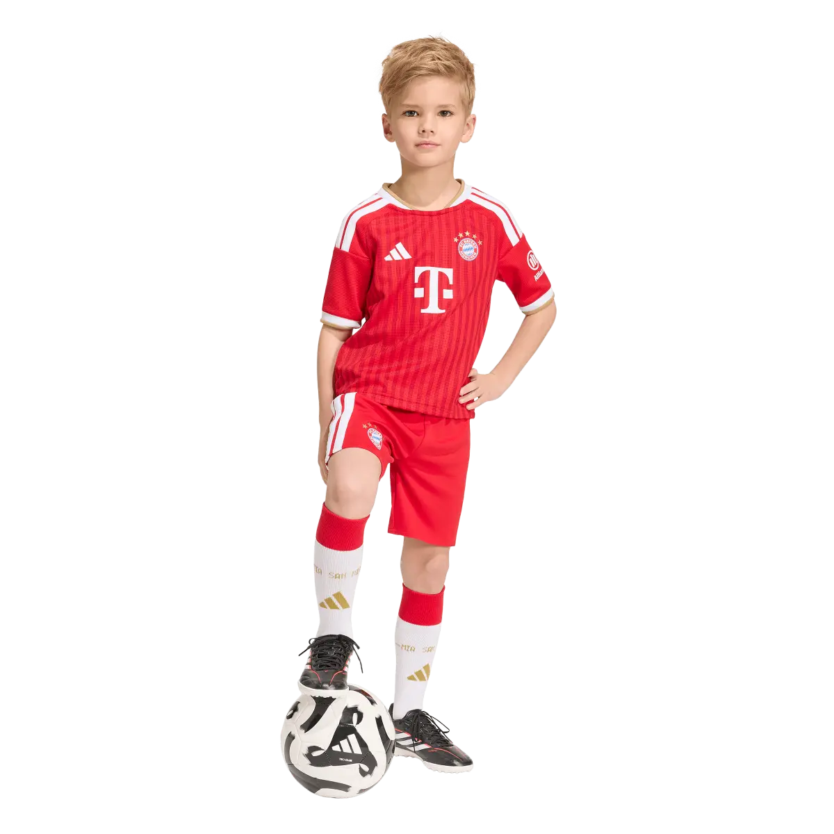 FC Bayern München Home Mini Kit 26/27, Mini Heimausrüstung mit Climacool für junge Fans - machsport