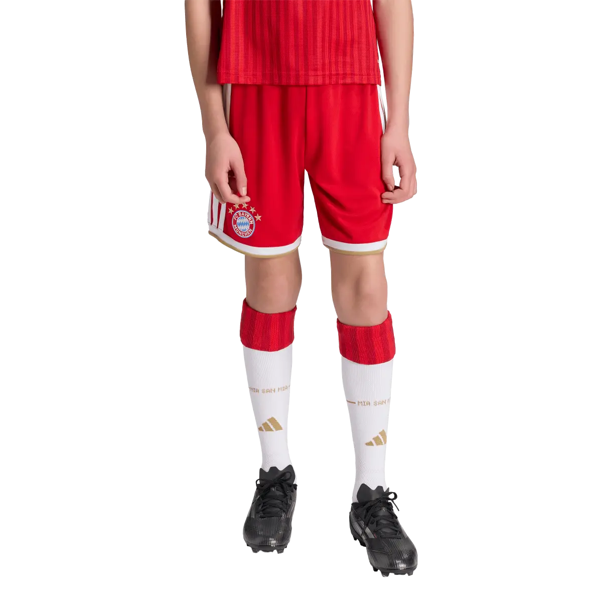 FC Bayern München Kinderfußballhose Home 26/27, Heimshorts mit Climacool für junge Fans - machsport – Bild 