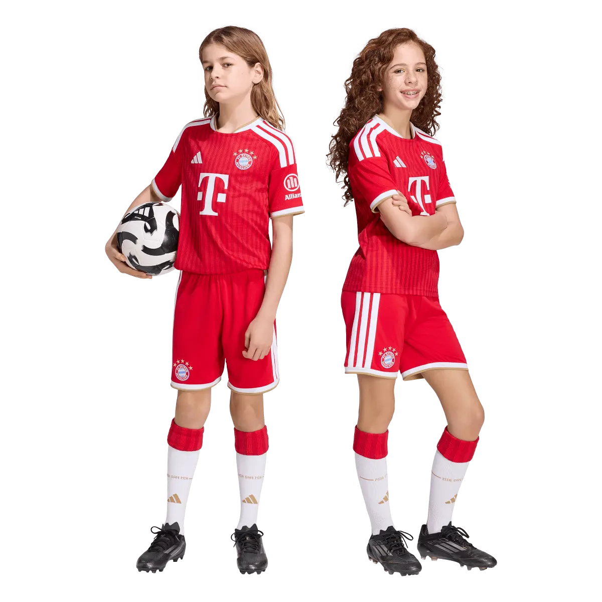 FC Bayern München Kinderfußballhose Home 26/27, Heimshorts mit Climacool für junge Fans - machsport – Bild 