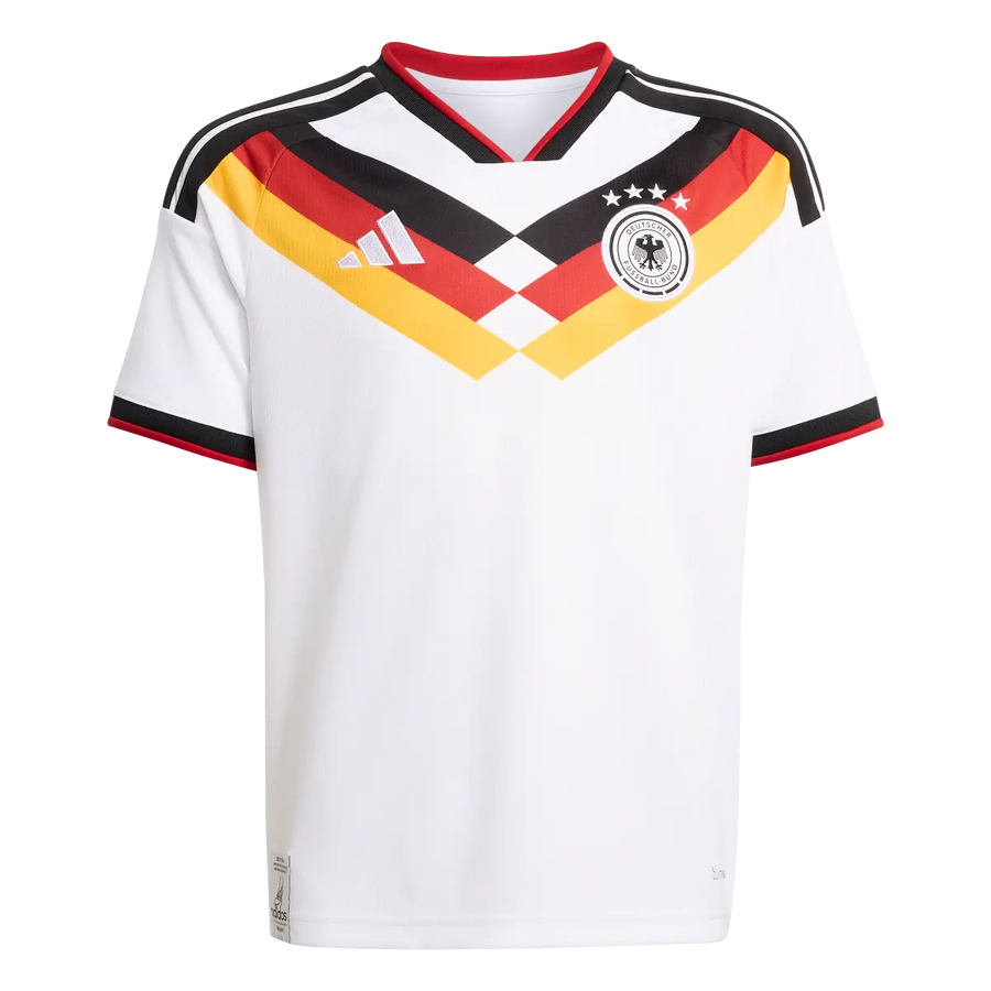 DFB Kinderfußballshirt Home Jersey 2026, Heimtrikot mit Climacool für Training, Spiel und Fan Einsatz - machsport