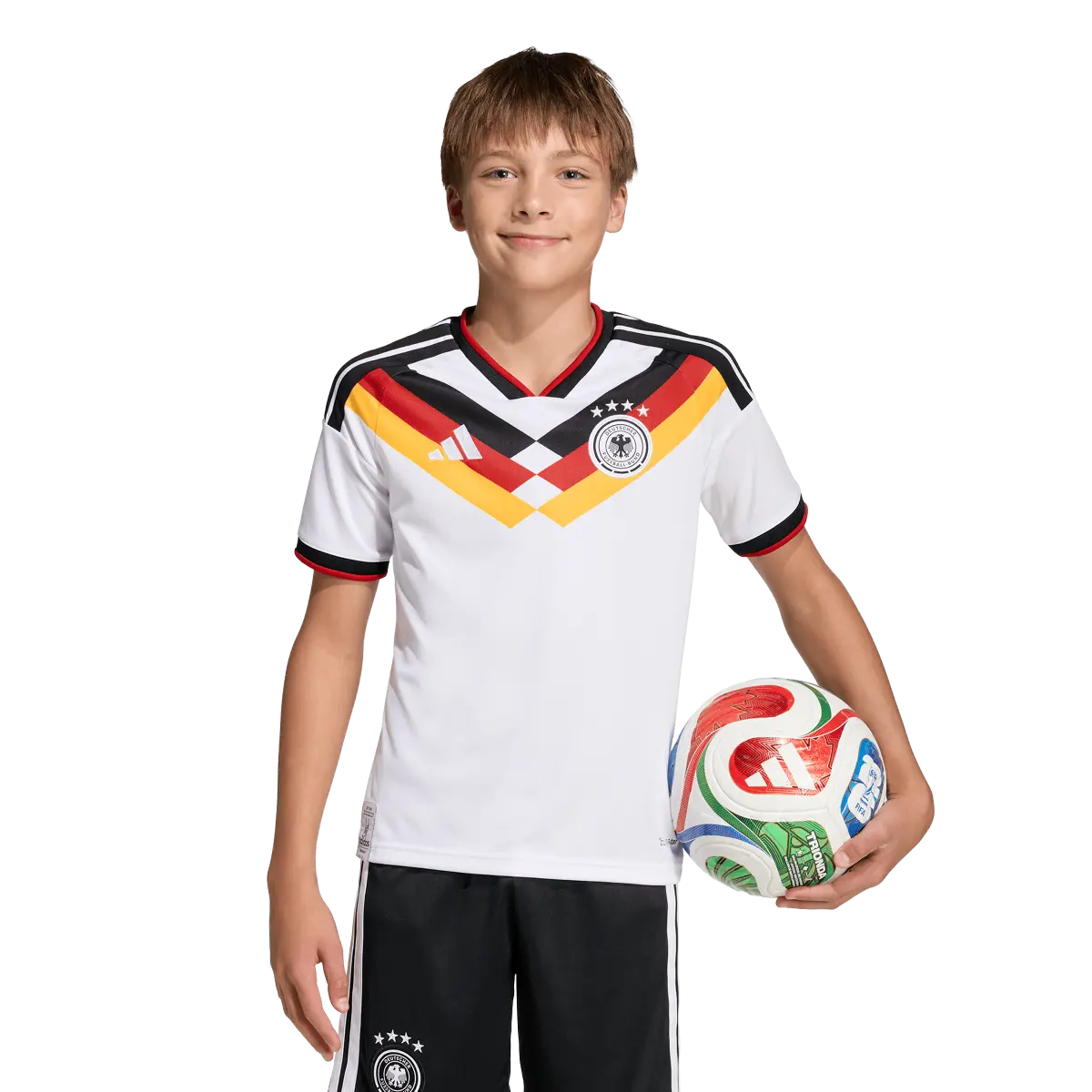 DFB Kinderfußballshirt Home Jersey 2026, Heimtrikot mit Climacool für Training, Spiel und Fan Einsatz - machsport – Bild 