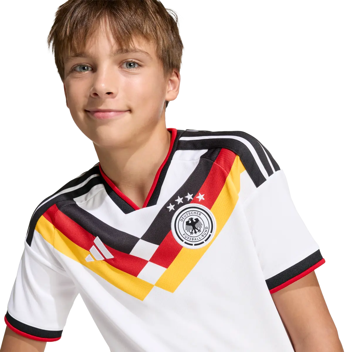 DFB Kinderfußballshirt Home Jersey 2026, Heimtrikot mit Climacool für Training, Spiel und Fan Einsatz - machsport – Bild 