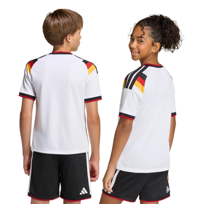 DFB Kinderfußballshirt Home Jersey 2026, Heimtrikot mit Climacool für Training, Spiel und Fan Einsatz - machsport