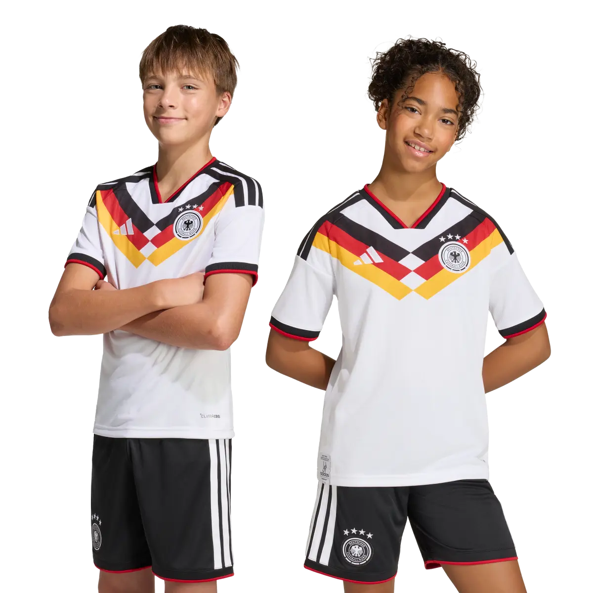 DFB Kinderfußballshirt Home Jersey 2026, Heimtrikot mit Climacool für Training, Spiel und Fan Einsatz - machsport – Bild 