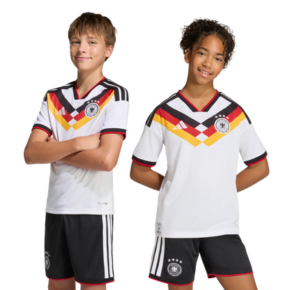 DFB Kinderfußballshirt Home Jersey 2026, Heimtrikot mit Climacool für Training, Spiel und Fan Einsatz - machsport