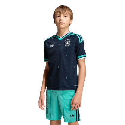 Deutschland Kinderfußballshirt Away Jersey Kids, Kinder Auswärtstrikot mit Climacool für Spiel, Training und Fan Einsatz - machsport