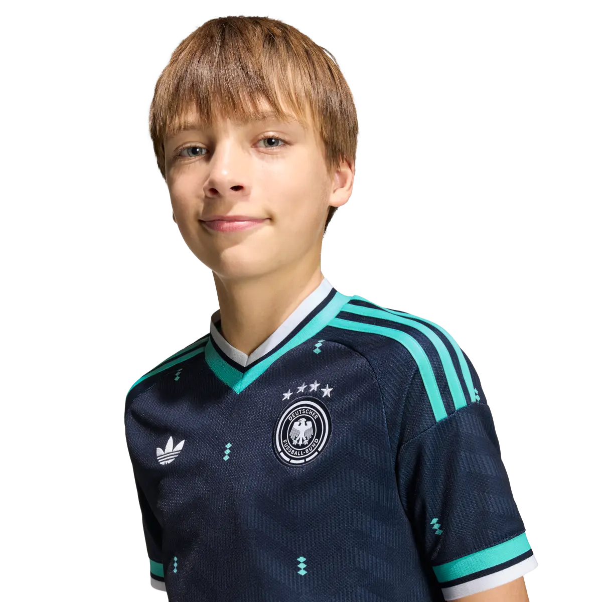 Deutschland Kinderfußballshirt Away Jersey Kids, Kinder Auswärtstrikot mit Climacool für Spiel, Training und Fan Einsatz - machsport – Bild 